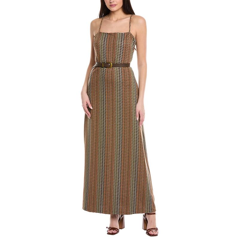 Ramy Brook Womens Walker Maxi Dress, Green